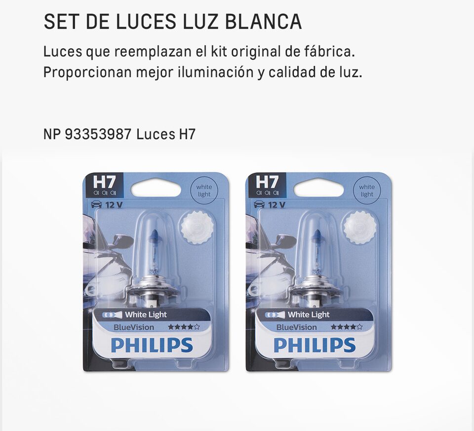 Chevrolet Onix Accesorios - Set Luces de tu Sedan