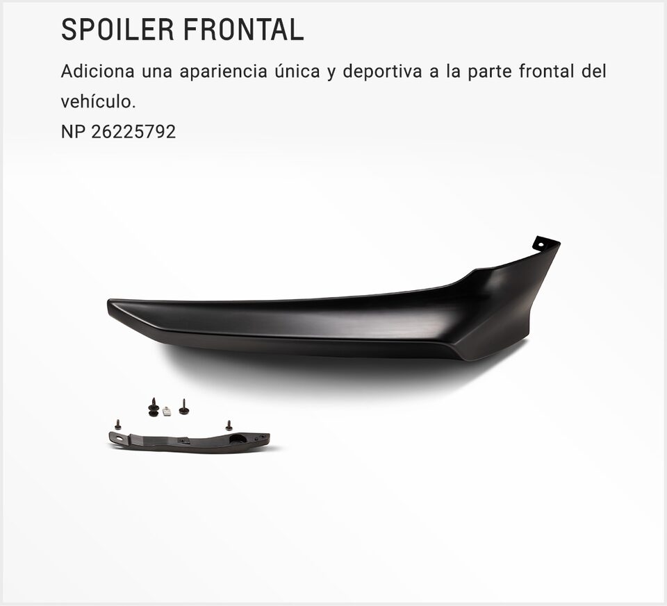 Chevrolet Onix Accesorios - Spoiler Frontal de tu Sedan