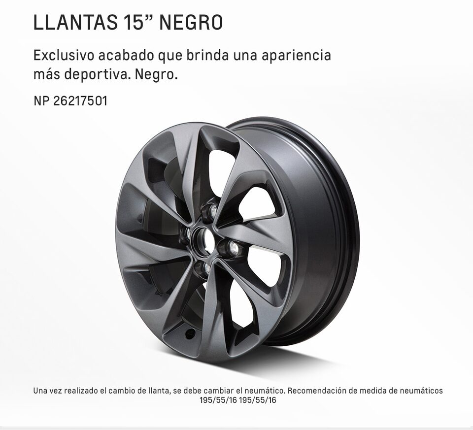 Chevrolet Onix Accesorios - Llantas de tu Sedan