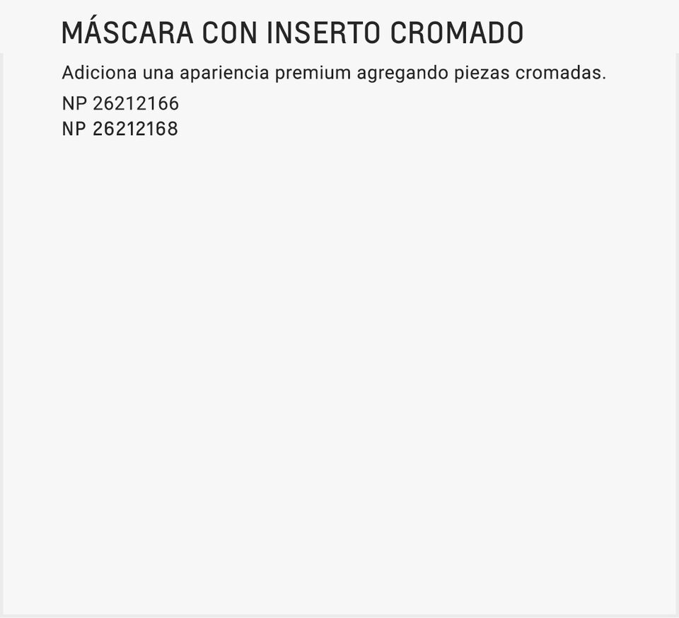 Chevrolet Onix Accesorios - Inserto Cromado de tu Sedan