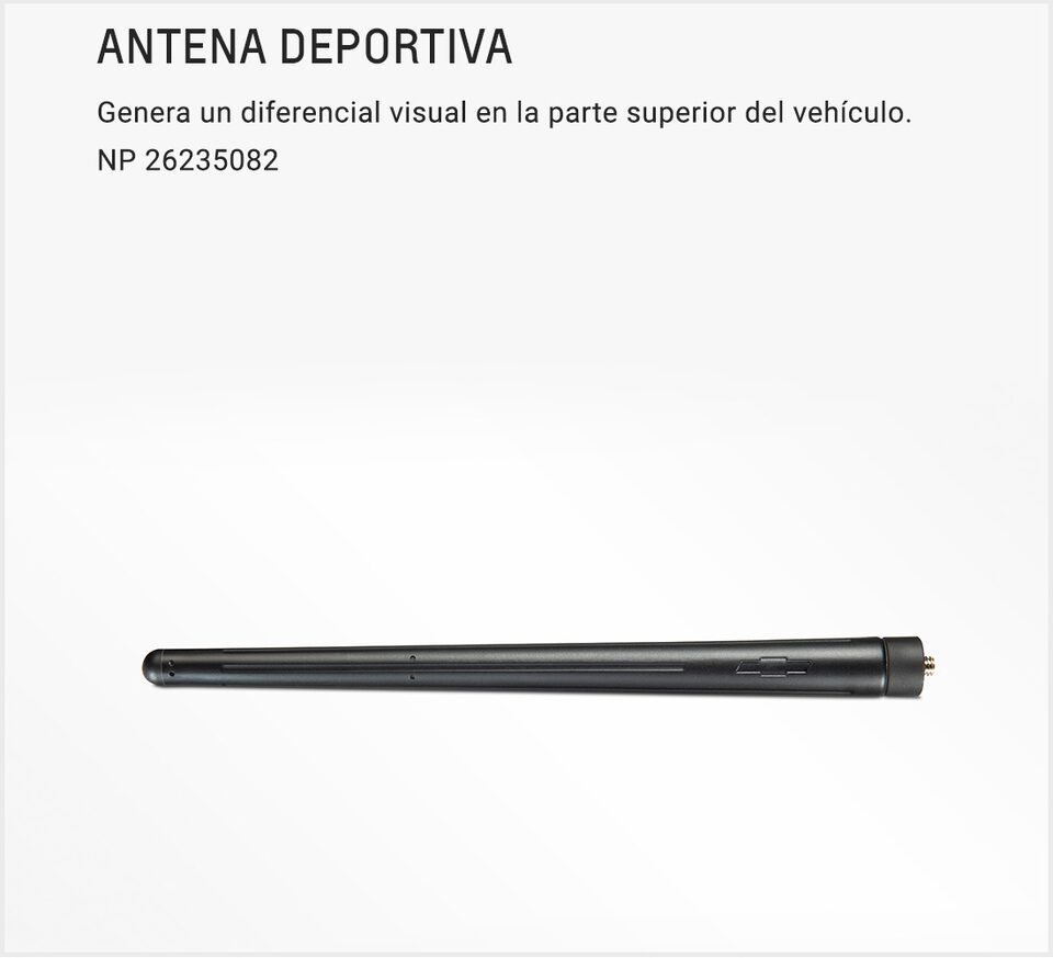 Chevrolet Onix Accesorios - Antena Deportiva de tu Sedan