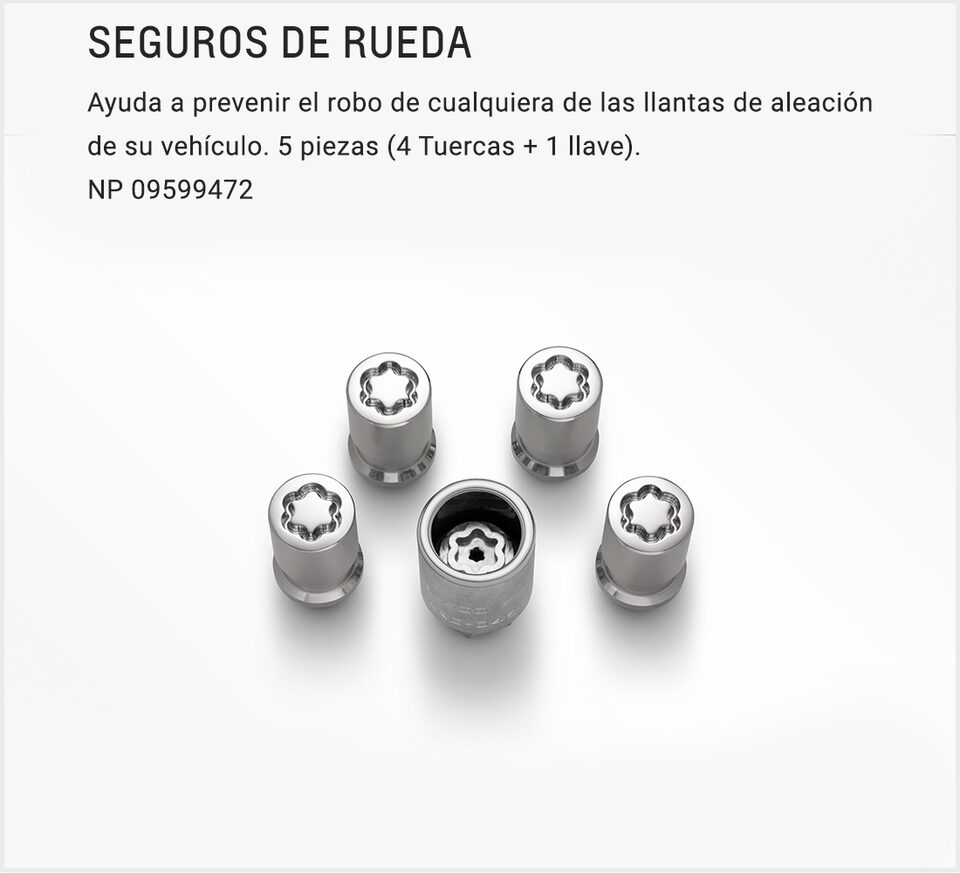 Chevrolet Onix Accesorios - Seguros Rueda de tu Sedan