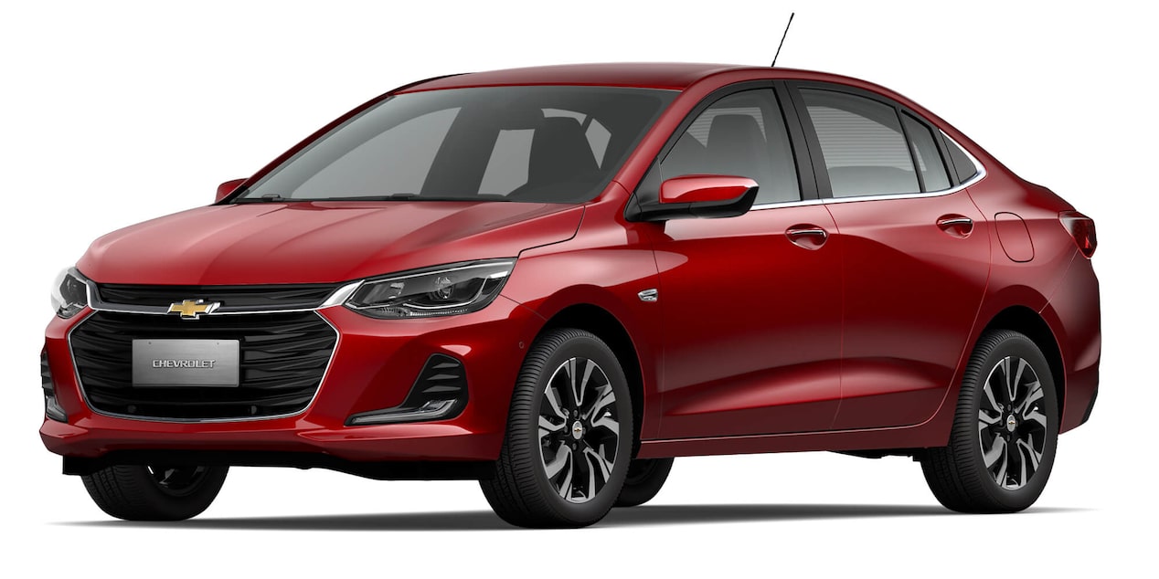 Chevrolet Onix Sedán - Color Rojo Metálico