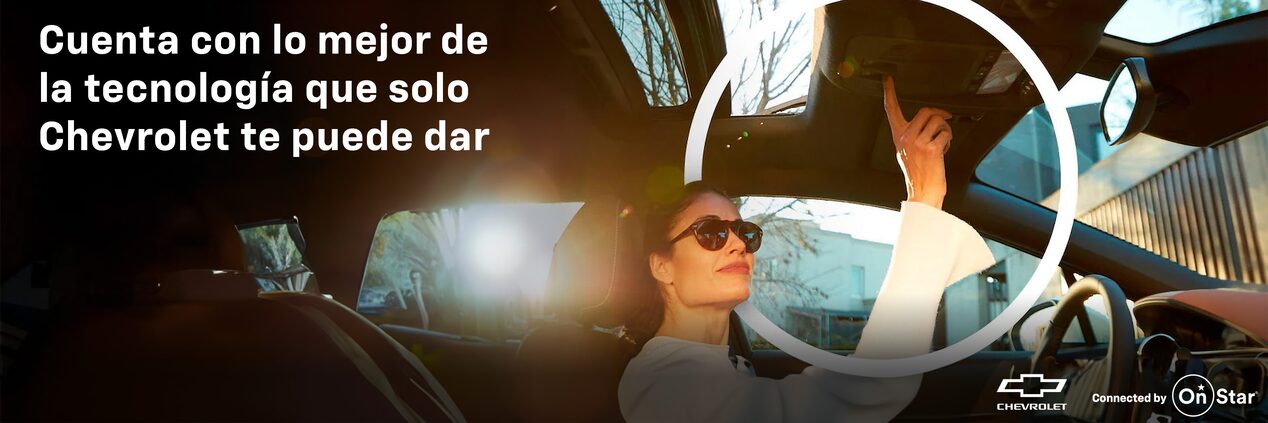 Chevrolet OnStar - Cuenta con lo mejor de la tecnología que solo Chevrolet te puede dar.