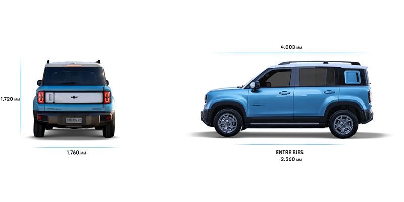Medidas del Chevrolet Spark EUV