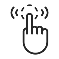 Ícono de bloqueo electrónico.