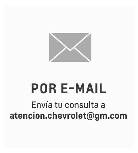 Chevrolet Paraguay - Mail de contacto