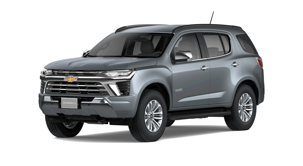Chevrolet Trailblazer High Country 2025 en color plata metálico