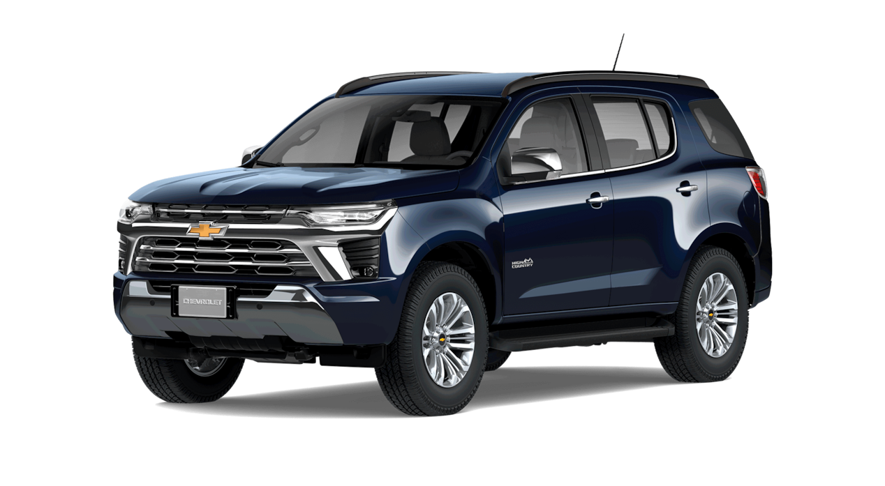 Chevrolet Trailblazer High Country 2025 en color azul metálico