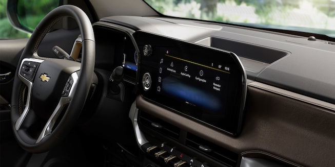 Vista del tablero de la Chevrolet Trailblazer High Country 2025