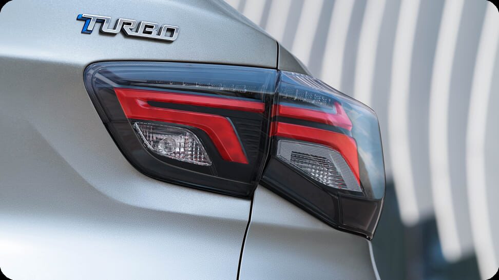 Faros traseros translúcidas del Chevrolet Onix