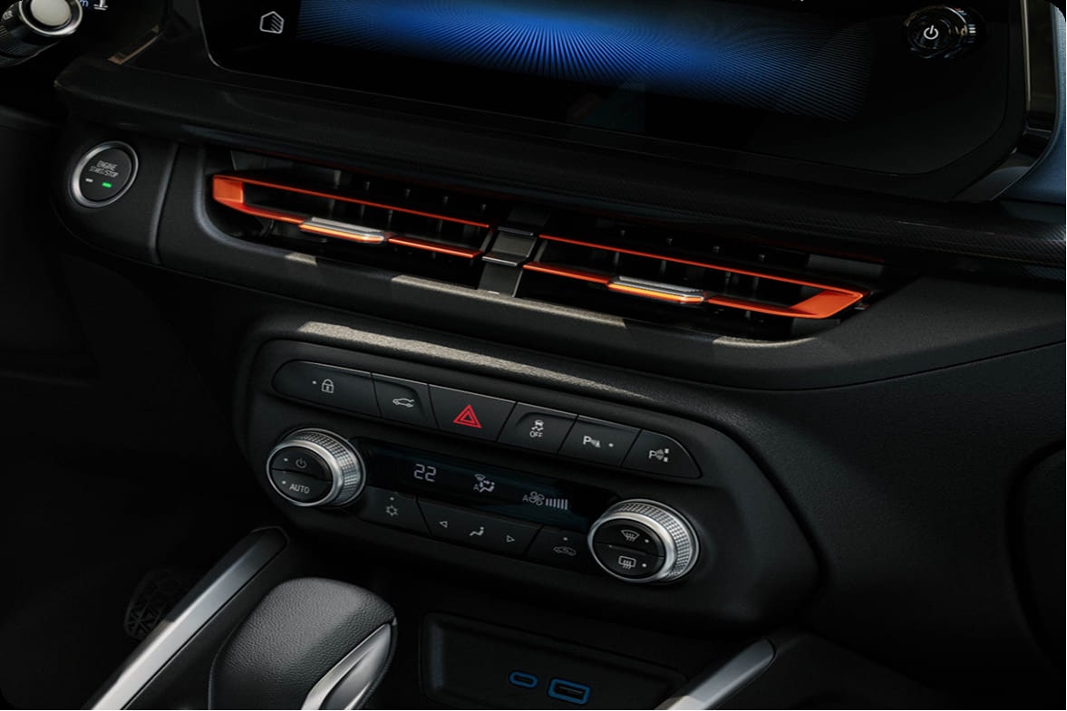 Sistema de aire acondicionado digital del Chevrolet Onix Plus