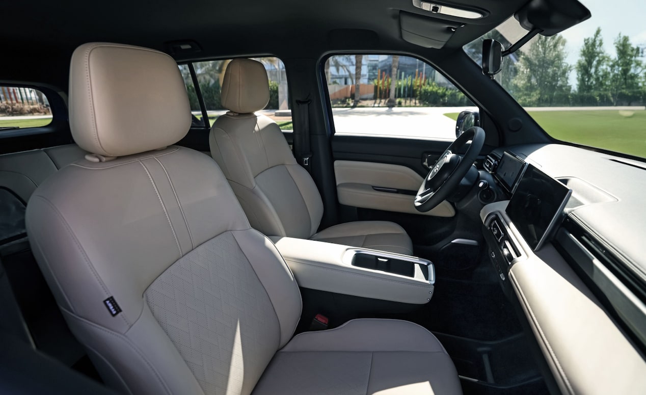 Interior de asientos premium en el Chevrolet Spark EUV, confort y elegancia en cada detalle