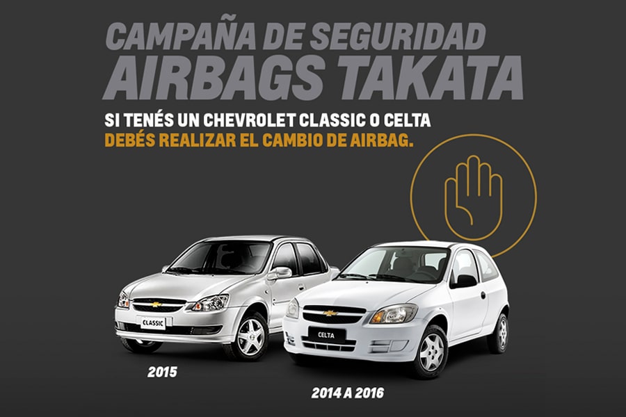 Chevrolet Classic y Celta - Campaña preventiva