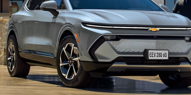 Frente imponente: el Equinox EV que domina la carretera