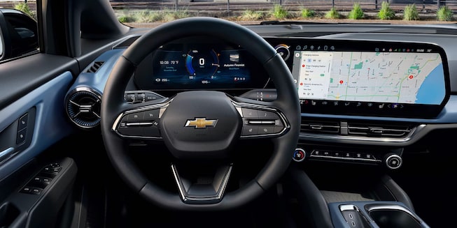 Interior premium: tecnología y confort en el tablero del Equinox EV