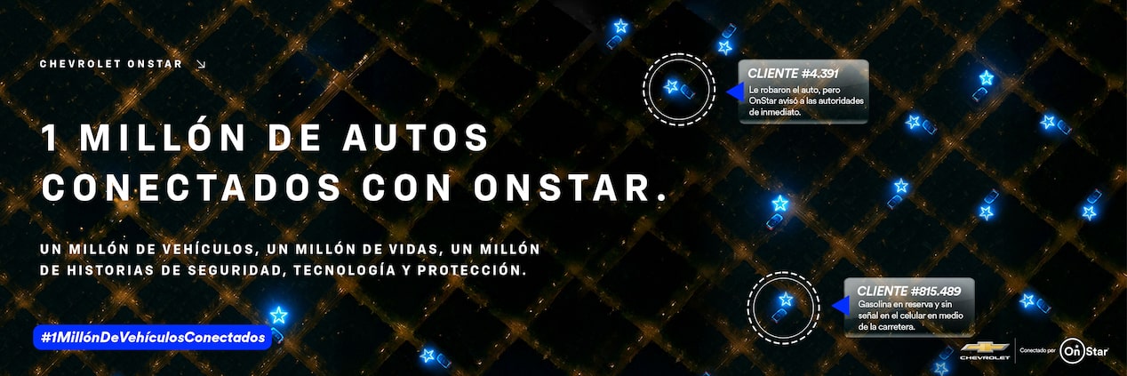 Onstar - 1 millón de vehículos conectados