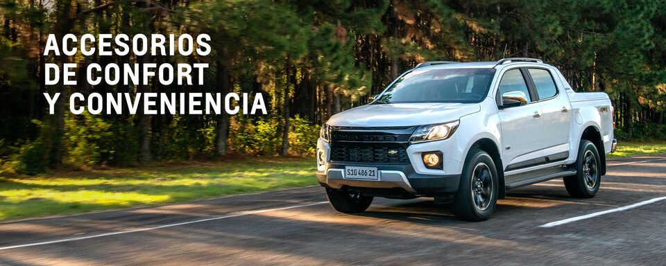 Accesorios de confort y conveniencia para tu Nueva Chevrolet S10 Z71