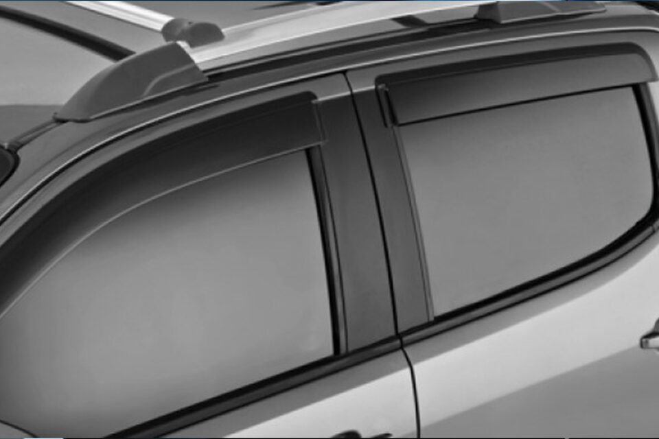 Los deflectores de ventana de la Chevrolet S10 Z71 dejan entrar el aire fresco y evitan el ingreso de agua