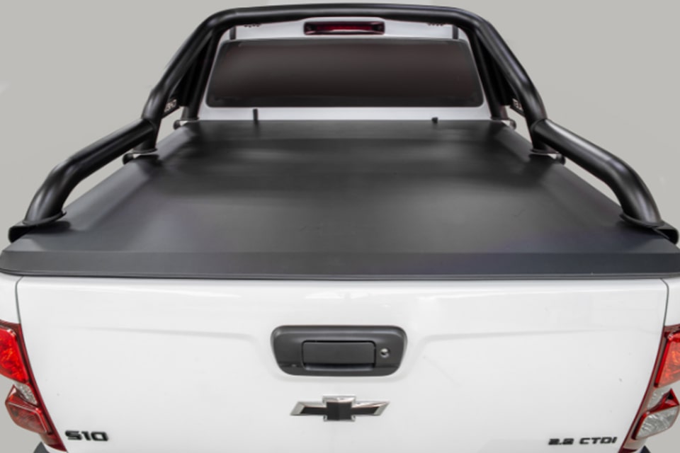 Barra antivuelco extendida para Chevrolet S10 Z71 vista trasera