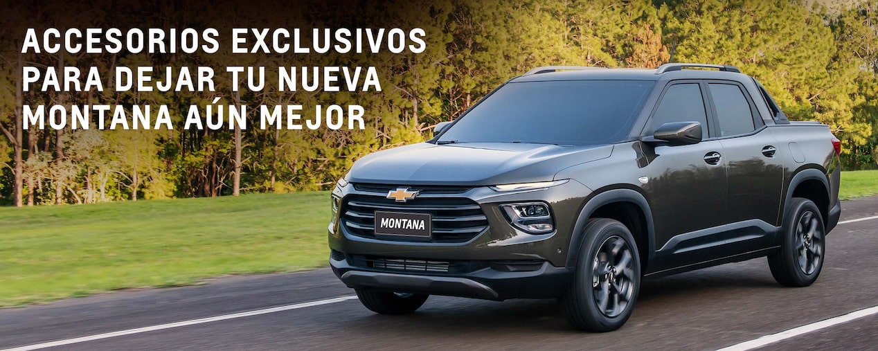 Accesorios originales para mejorar tu pick up Chevrolet Montana