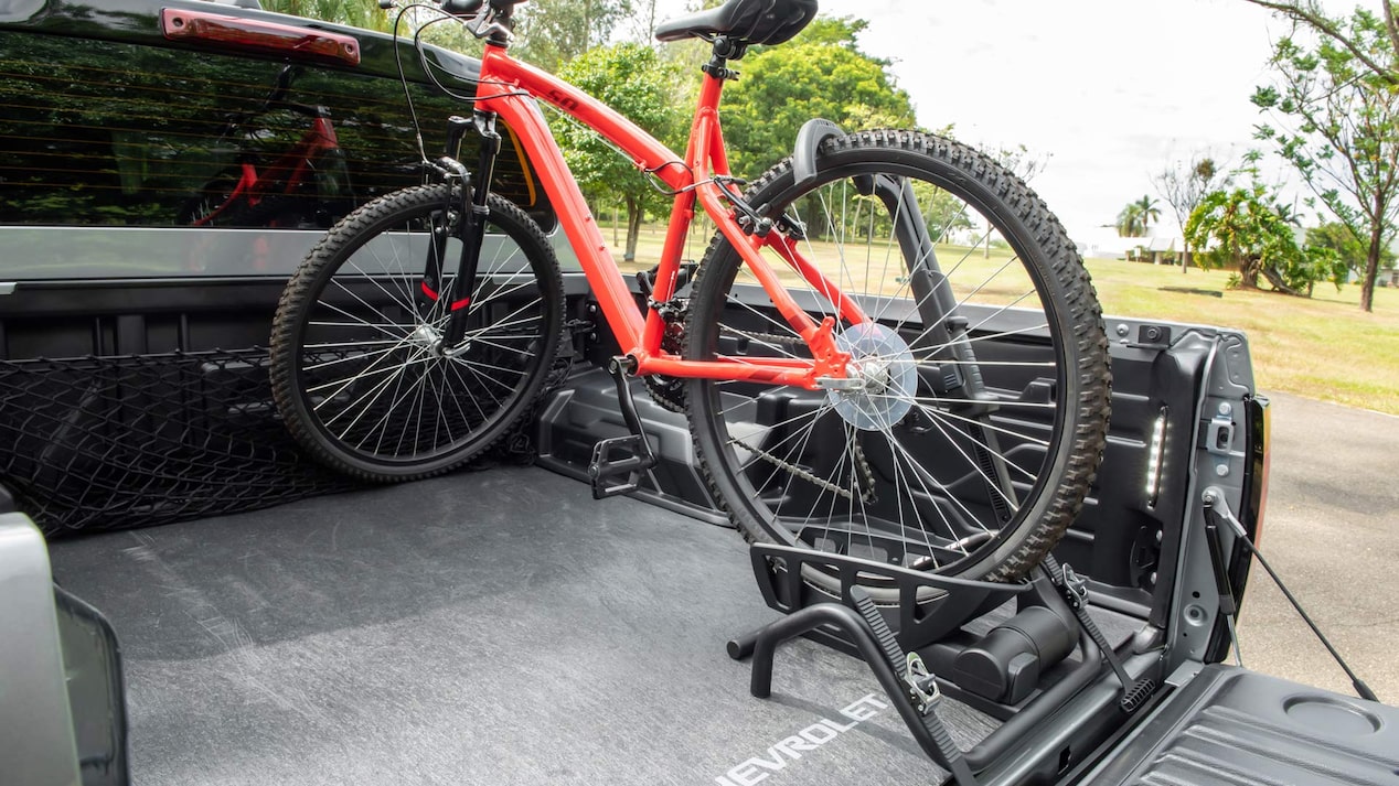 Soporte de bicicletas de caja de carga para Chevrolet S10