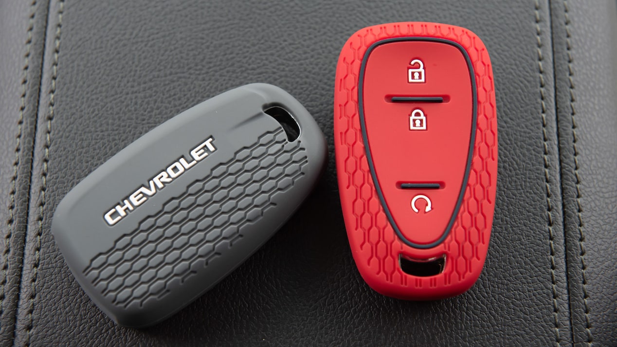 Funda de silicona para llavero 2 botones para Chevrolet S10