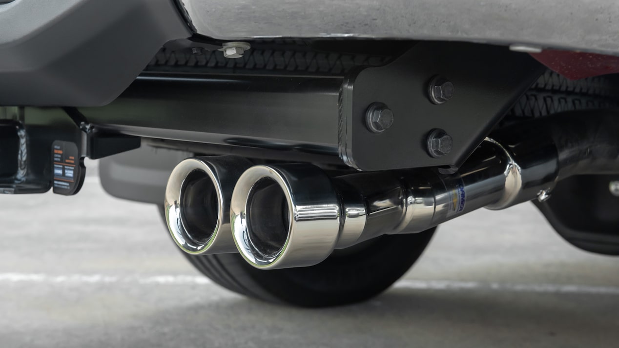 Puntera de escape 3.5” cromada para Chevrolet S10
