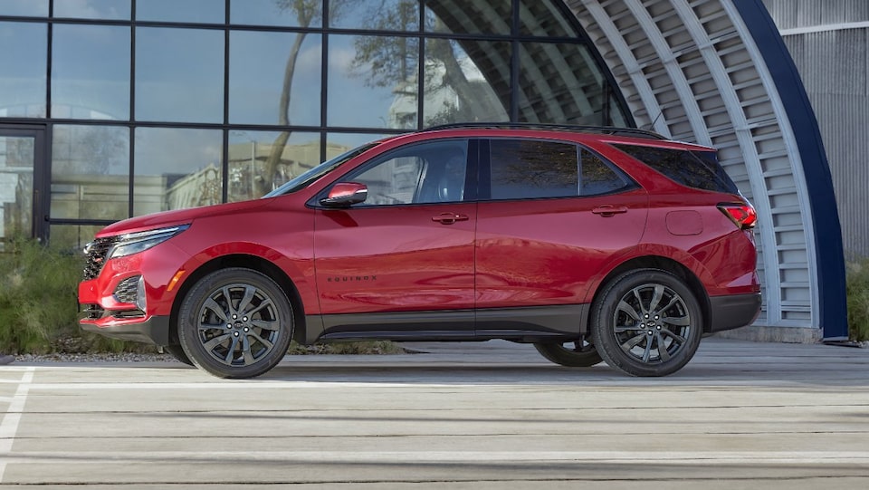 Vista urbana de la nueva Chevrolet Equinox RS