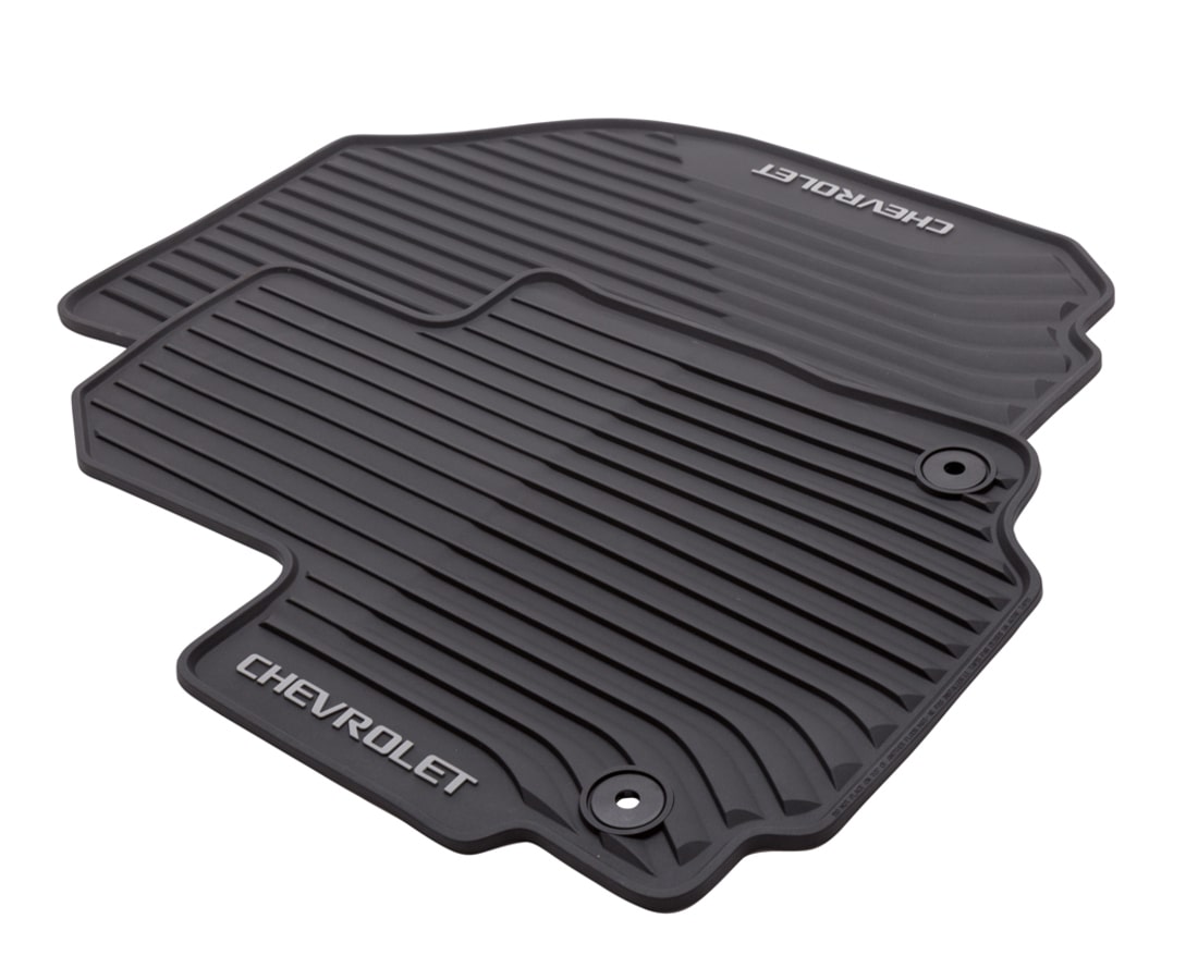El cubre alfombra de PVC delantero protege tu camioneta Chevrolet Equinox de barro y suciedad