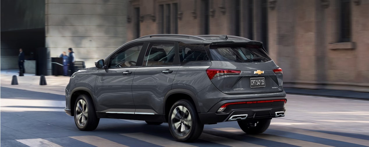 Vista exterior trasera de Captiva XL
