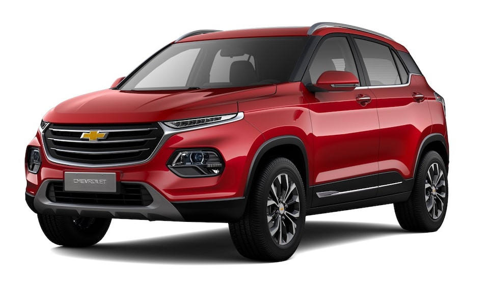 Nueva SUV Chevrolet Groove color rojo burdeo