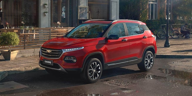 Chevrolet Groove vista de frente lateral