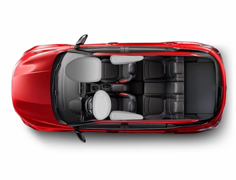 Chevrolet Groove detalle de airbags