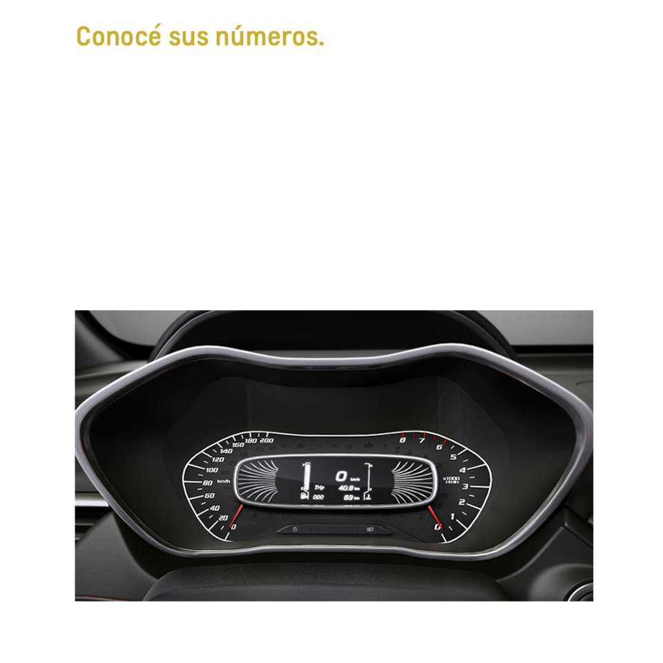 Chevrolet Groove vista instrumental