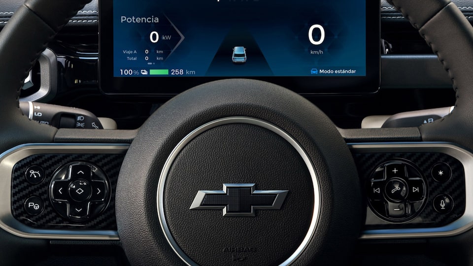 "Volante con control digital del Chevrolet Spark EUV, tecnología y conectividad a tu alcance "