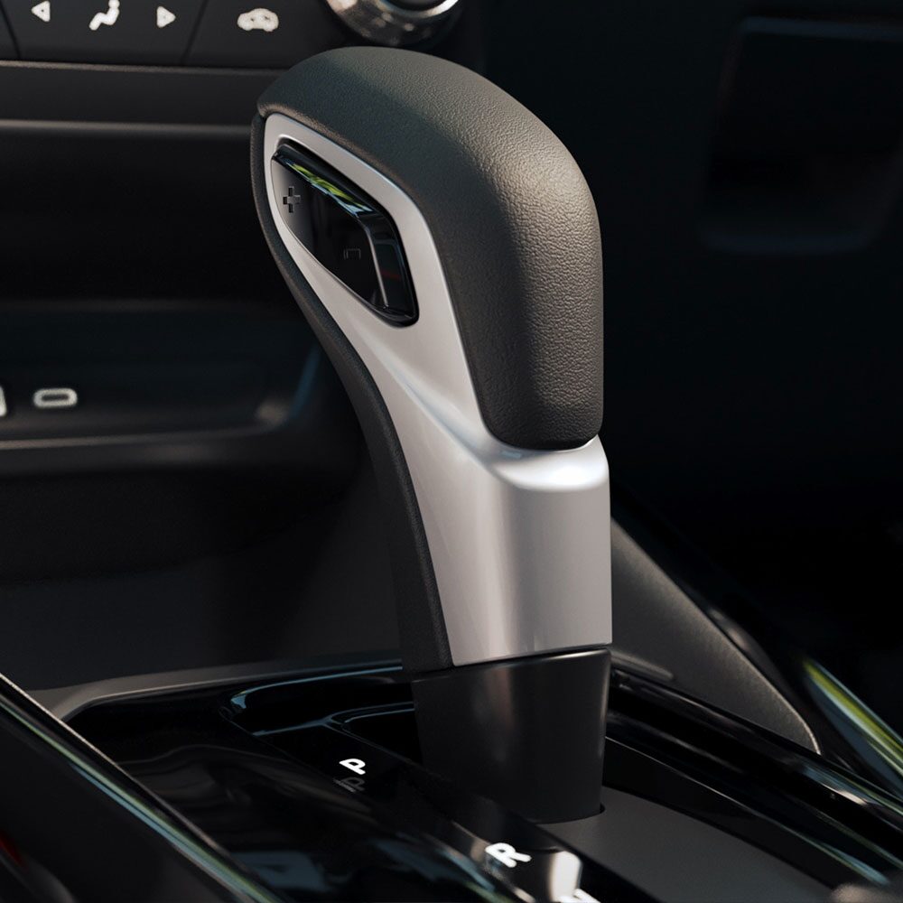 Palanca de cambios de marcha de la Chevrolet Montana.